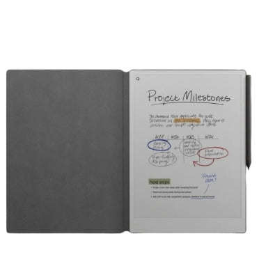 REMARKABLE PAPER PRO PREMIUM SLIM POLYMER WEAVE BOOK FOLIO GRAY | REMARKABLE