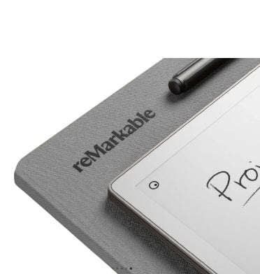 REMARKABLE PAPER PRO PREMIUM SLIM POLYMER WEAVE BOOK FOLIO GRAY | REMARKABLE