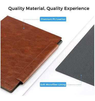 REMARKABLE 2 PREMIUM LIGHTWEIGHT PROTECTIVE BOOK FOLIO COVER VINTAGE BROWN | COBACK