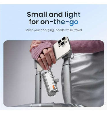 SHARGE FLOW MINI 2 5000MAH PORTABLE CHARGER SILVER