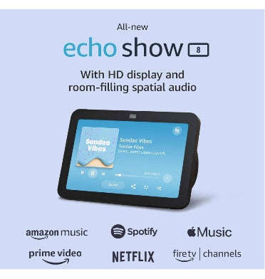 AMAZON ECHO SHOW 8 CHARCOAL (2023)