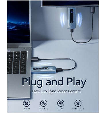 WIRELESS HDMI TRANSMITTER AND RECEIVER LIGHT BLUE
