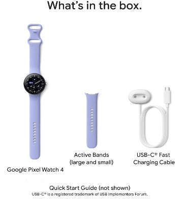 GOOGLE PIXEL WATCH 4 45MM SILVER/PORCELAIN