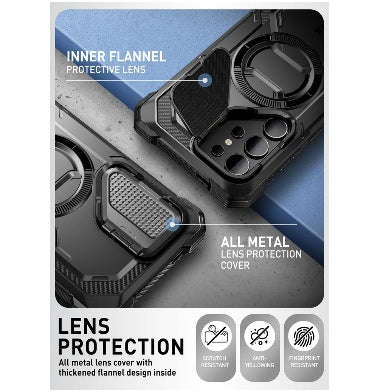 SAMSUNG GALAXY S24 ULTRA PREMIUM FULL BODY ARMORBOX MAGSAFE PROTECTIVE CASE BLACK | I-BLASON