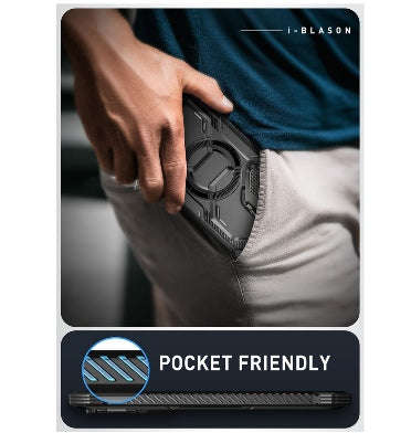 SAMSUNG GALAXY S24 ULTRA PREMIUM FULL BODY ARMORBOX MAGSAFE PROTECTIVE CASE BLACK | I-BLASON