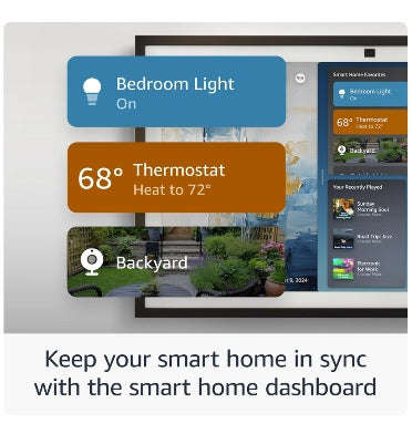 AMAZON ECHO SHOW 15 SMART DISPLAY BLACK (2024)
