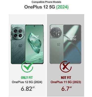 ONEPLUS 12 PREMIUM FULL BODY RUGGED POETIC REVOLUTION MAGSAFE CASE BLACK/CLEAR | POETIC