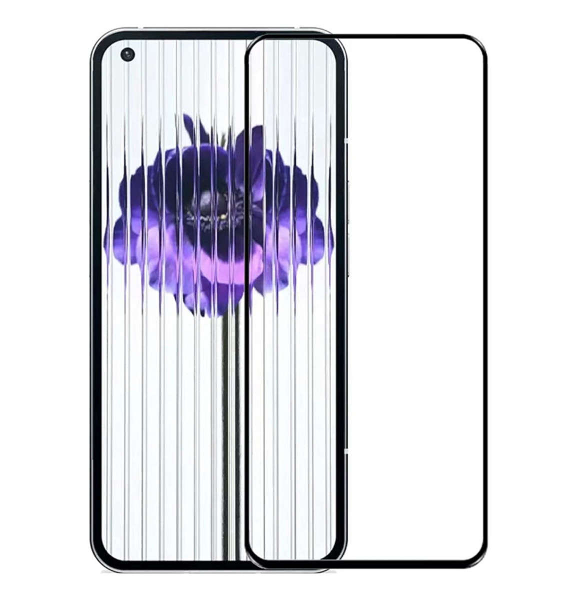 NOTHING PHONE (2) TEMPERED GLASS SCREEN PROTECTOR BLACK