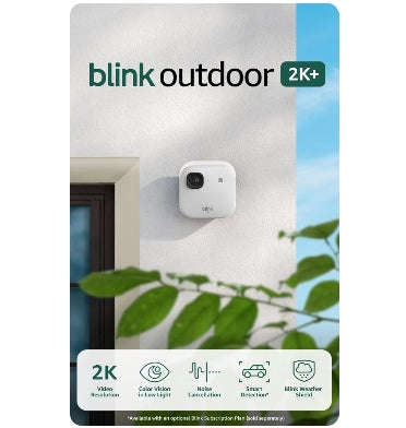 BLINK XT5 2K+ OUTDOOR/INDOOR WIRELESS SMART SECURITY CAMERA WHITE 3PK