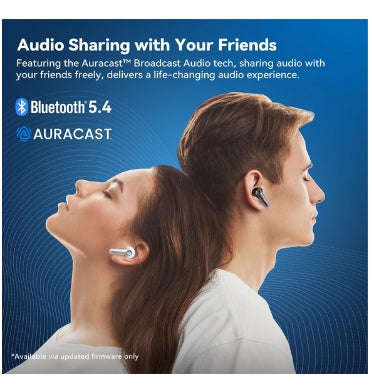 EARFUN AIR PRO 4 ADAPTIVE HYBRID NOISE CANCELING WIRELESS EARBUDS BLACK