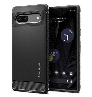 GOOGLE PIXEL 7A PREMIUM RUGGED ARMOR CASE BLACK | SPIGEN