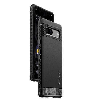 GOOGLE PIXEL 7A PREMIUM RUGGED ARMOR CASE BLACK | SPIGEN