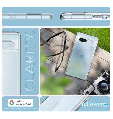 GOOGLE PIXEL 7A PREMIUM SLIM ULTRA HYBRID CASE CLEAR | SPIGEN
