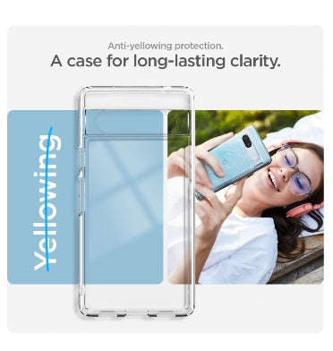 GOOGLE PIXEL 7A PREMIUM SLIM ULTRA HYBRID CASE CLEAR | SPIGEN