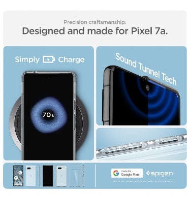 GOOGLE PIXEL 7A PREMIUM SLIM ULTRA HYBRID CASE CLEAR | SPIGEN