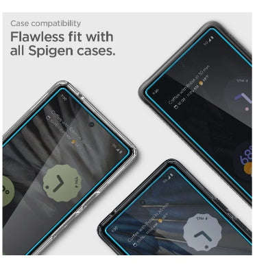GOOGLE PIXEL 7A PREMIUM TEMPERED GLASS SCREEN PROTECTOR 2PK | SPIGEN