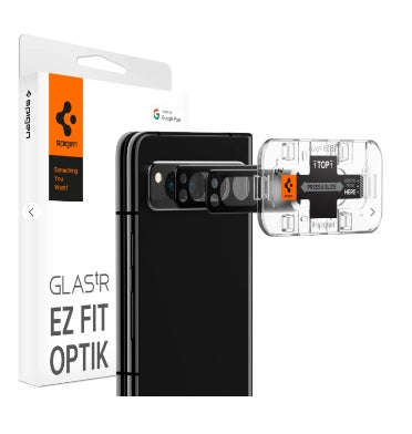 GOOGLE PIXEL FOLD PREMIUM GLAS.TR EZFIT OPTIK LENS PROTECTOR 2PK | SPIGEN