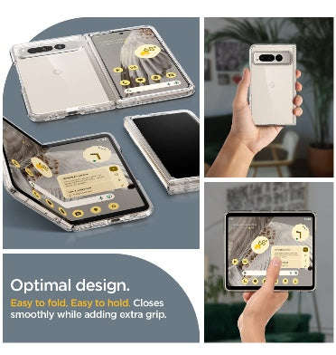 GOOGLE PIXEL FOLD PREMIUM SLIM ULTRA HYBRID CASE CLEAR | SPIGEN