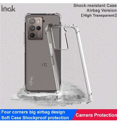 HTC U23 PRO SOFT TRANSPARENT BUMPER CASE CLEAR | IMAK