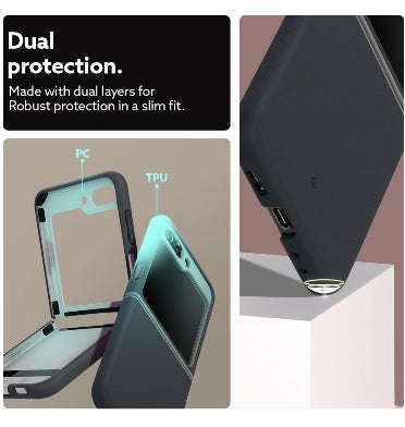 SAMSUNG GALAXY Z FLIP 5 PREMIUM NANO POP SILICONE CASE BLACK SESAME | CASEOLOGY
