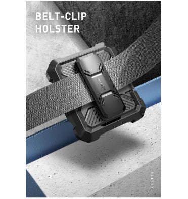 SAMSUNG GALAXY Z FLIP 5 PREMIUM FULL BODY ARMORBOX PROTECTIVE HOLSTER CASE BLACK | I-BLASON