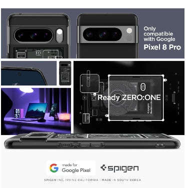 GOOGLE PIXEL 8 PRO PREMIUM ULTRA HYBRID CASE ZERO ONE | SPIGEN