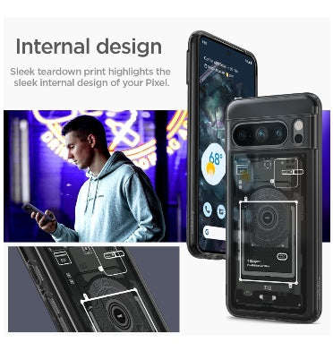 GOOGLE PIXEL 8 PRO PREMIUM ULTRA HYBRID CASE ZERO ONE | SPIGEN