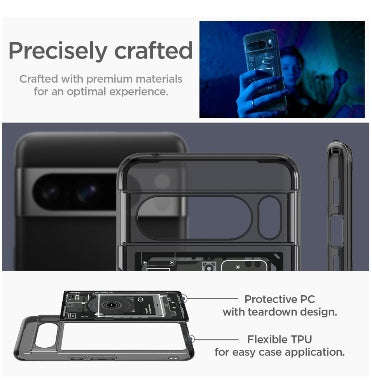 GOOGLE PIXEL 8 PRO PREMIUM ULTRA HYBRID CASE ZERO ONE | SPIGEN