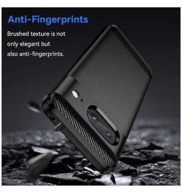 GOOGLE PIXEL 8 PREMIUM SLIM CARBON FIBRE CASE BLACK