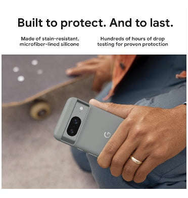 GOOGLE PIXEL 8 SOFT SHELL CASE CHARCOAL