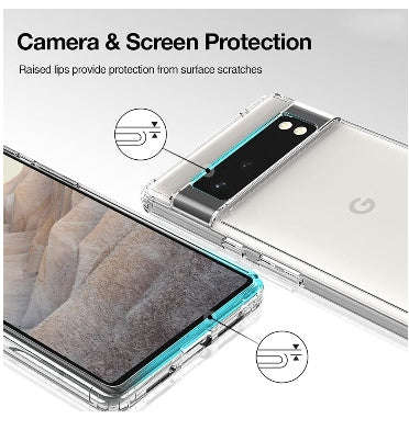 GOOGLE PIXEL 8 PRO ULTRA SLIM TRANSPARENT CASE CLEAR | CASE88