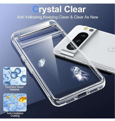 GOOGLE PIXEL 8 PRO ULTRA SLIM TRANSPARENT CASE CLEAR | CASE88