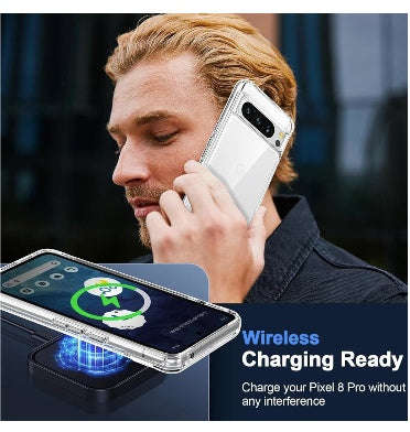 GOOGLE PIXEL 8 PRO ULTRA SLIM TRANSPARENT CASE CLEAR | CASE88