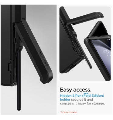 SAMSUNG GALAXY Z FOLD 5 PREMIUM TOUGH ARMOR PRO P CASE BLACK | SPIGEN