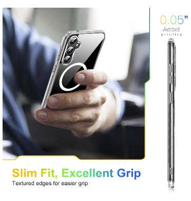 SAMSUNG GALAXY S23 FE PREMIUM MAGSAFE CASE CLEAR | MEIFIGNO