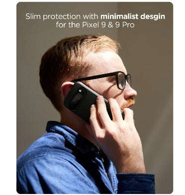 GOOGLE PIXEL 9 / 9 PRO PREMIUM SLIM THIN FIT CASE BLACK | SPIGEN
