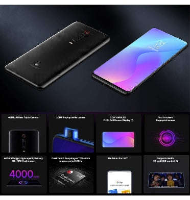 XIAOMI MI 9T 64GB/6GB DUAL SIM CARBON BLACK