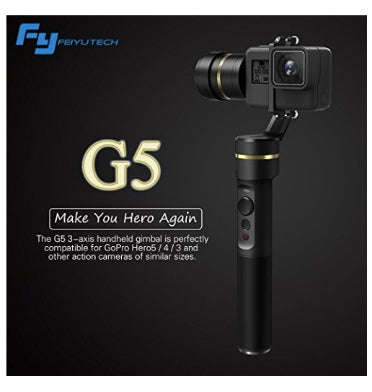 FEIYU TECH G5 V2 SPLASH-PROOF HANDHELD ACTION CAMERA GIMBAL