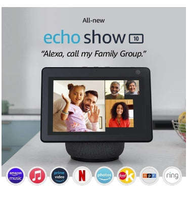 AMAZON ECHO SHOW 10 (2021) CHARCOAL