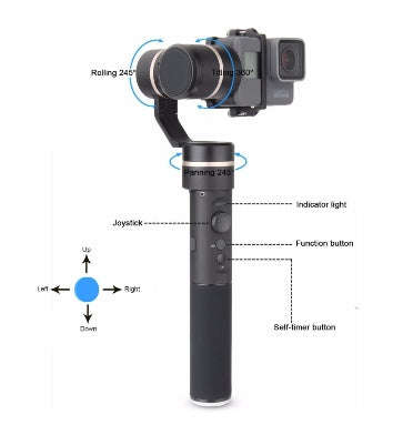 FEIYU TECH G5 V2 SPLASH-PROOF HANDHELD ACTION CAMERA GIMBAL