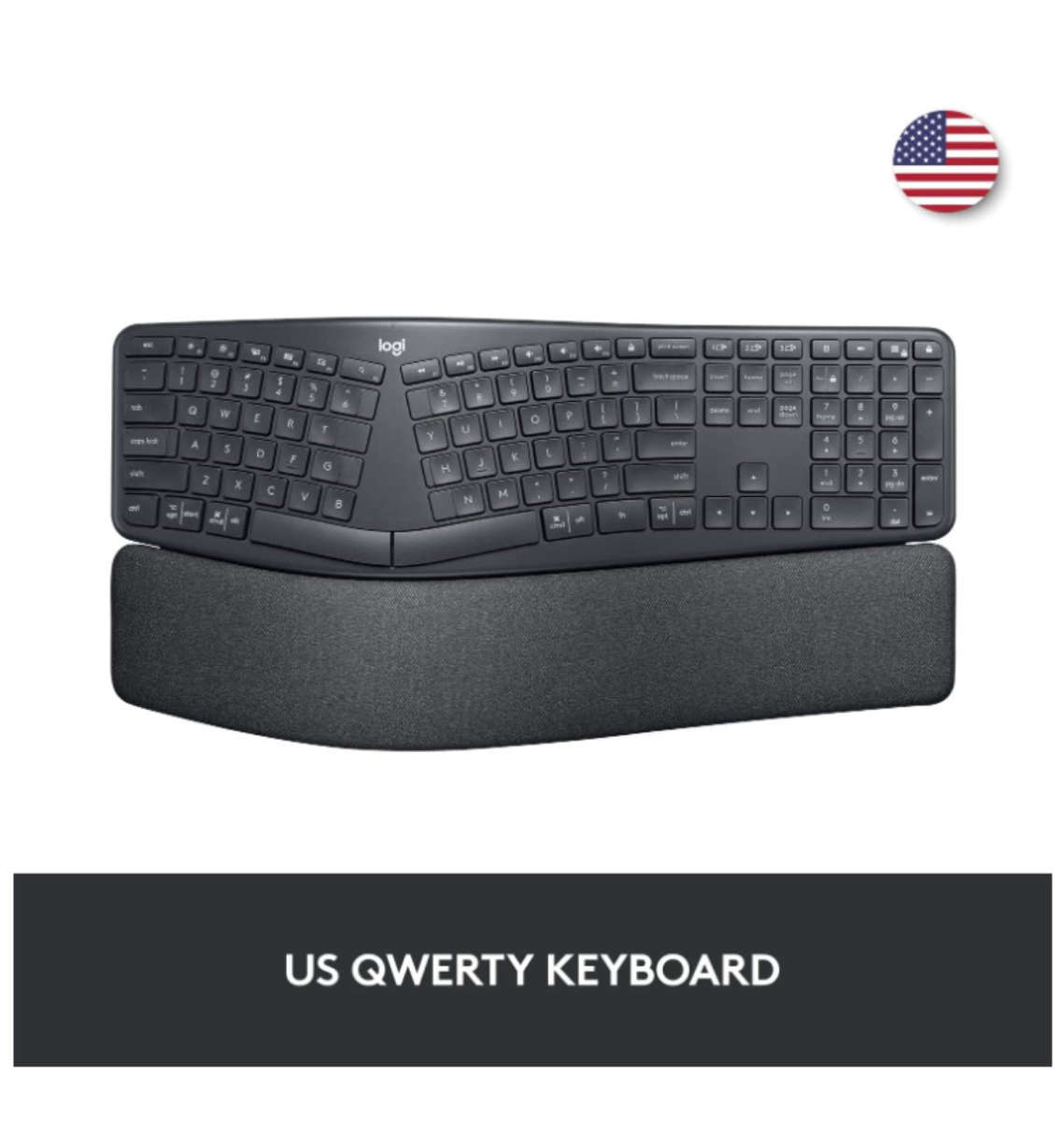 LOGITECH ERGO K860 WIRELESS SPLIT ERGONOMIC KEYBOARD