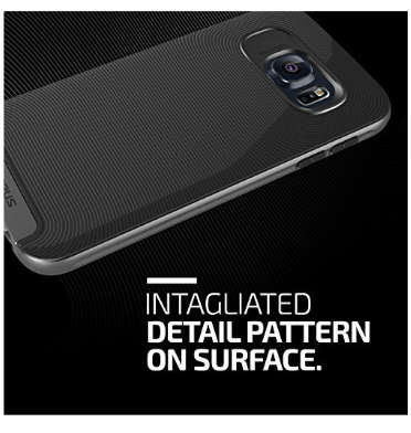SAMSUNG GALAXY S6 PREMIUM AIR SPACE CUSHION CASE BLACK/SILVER | VERUS