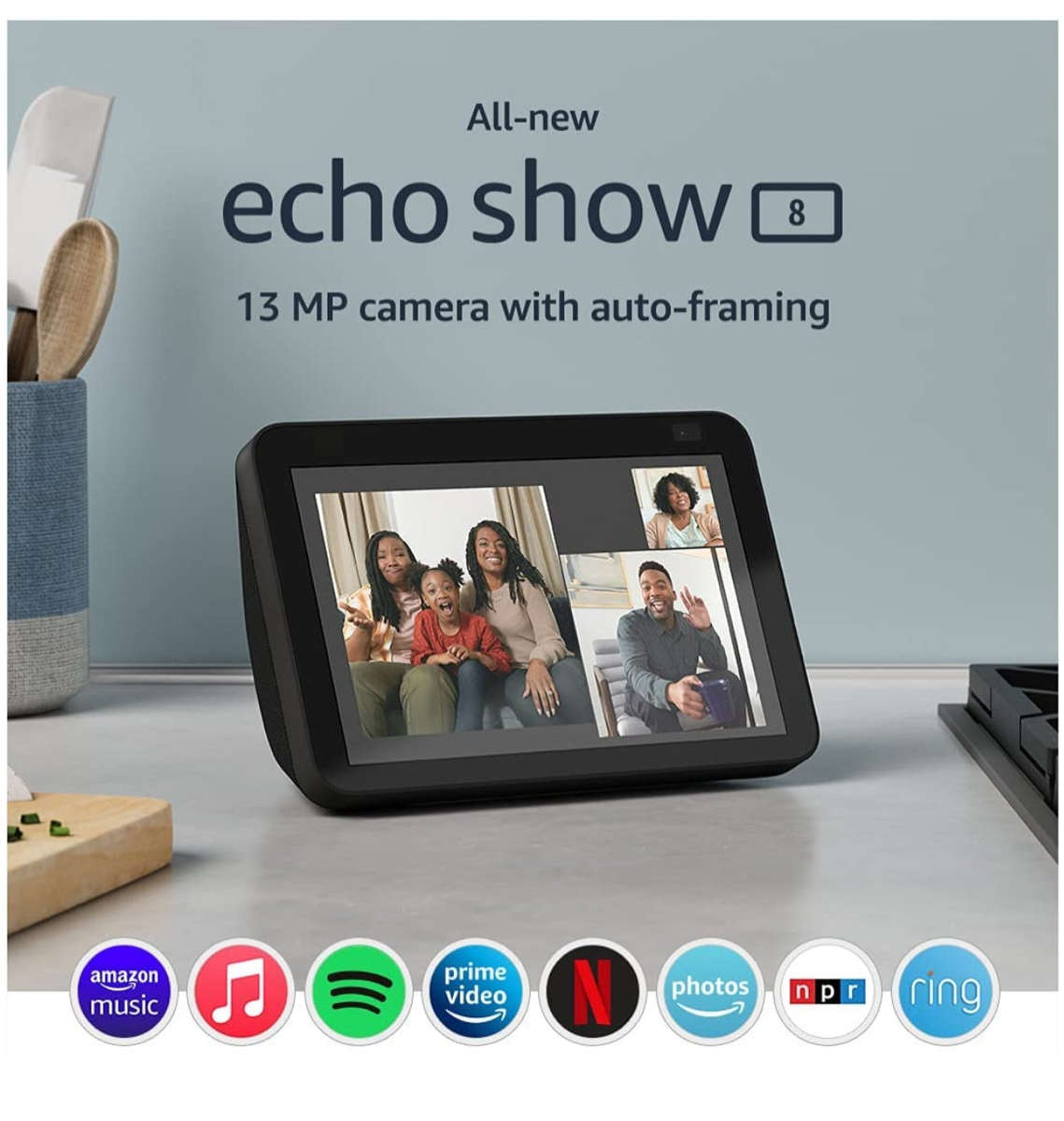 AMAZON ECHO SHOW 8 CHARCOAL (2021)