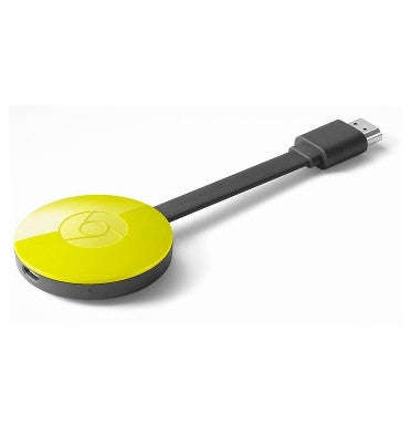 GOOGLE CHROMECAST 2 HDMI STREAMING MEDIA PLAYER (2015) LEMON