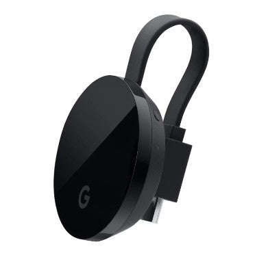GOOGLE CHROMECAST ULTRA/4K HDMI STREAMING MEDIA PLAYER BLACK