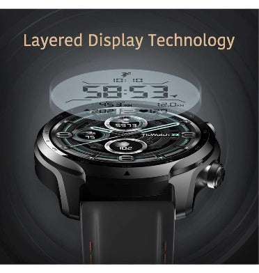 TICWATCH PRO 3 GPS SMARTWATCH SHADOW BLACK