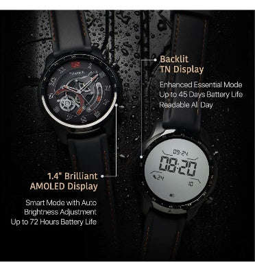 TICWATCH PRO 3 GPS SMARTWATCH SHADOW BLACK