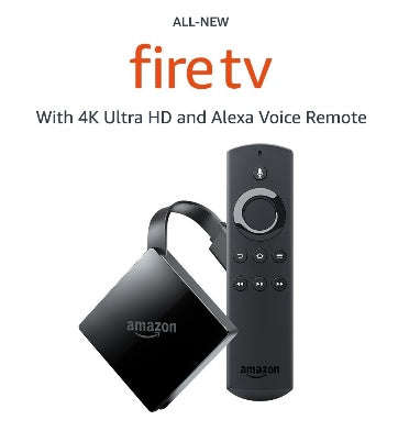 AMAZON FIRE TV STREAMING MEDIA PLAYER 4K ULTRA HD (2017)