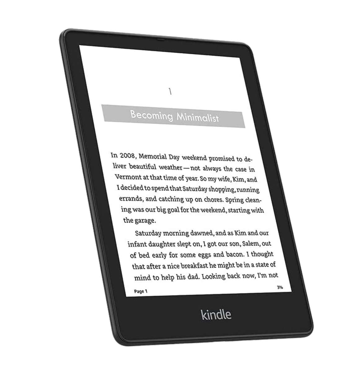 AMAZON KINDLE 6.8" 32GB SIGNATURE EDITION BLACK (2021)