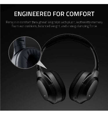 RAZER OPUS THX ACTIVE NOISE CANCELLING WIRELESS HEADPHONES CLASSIC BLACK